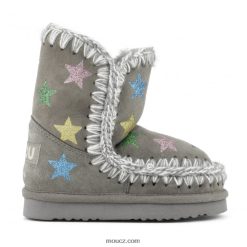 cz Mou děti eskymácký třpyt tištěných hvězd nová šedá D4T48P838