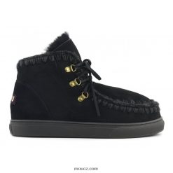 cz Mou muži šněrovací eskymácké tenisky Černá D4T48P772