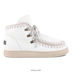 cz Mou muži šněrovací eskymácké tenisky vosková bílá D4T48P775