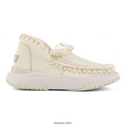 cz Mou ženy běžecká hladká kůže křída D4T48P105