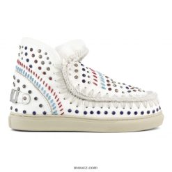 cz Mou ženy cvočky a steh pro eskymácké tenisky vosková bílá D4T48P642