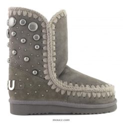 cz Mou ženy eskimo 24 zadních cvočků velké logo dřevěné uhlí D4T48P397