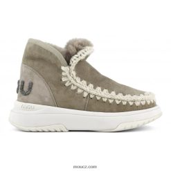 cz Mou ženy eskimo jogger třpytivé logo sloní šedá D4T48P758