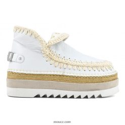 cz Mou ženy eskymácká juta speciální kůže ještěrka bílá D4T48P213