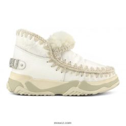 cz Mou ženy eskymácké trenérské kamínky vosková bílá D4T48P693