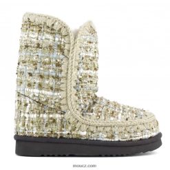 cz Mou ženy eskymák 24 boucle boucle béžová D4T48P363