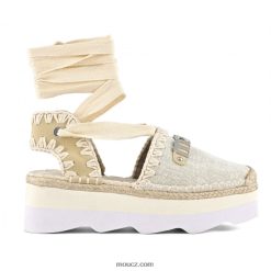 cz Mou ženy espa sandály s logem crudo D4T48P177