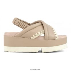 cz Mou ženy japonský criss cross svršek písek D4T48P191