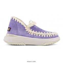 cz Mou ženy jogger semiš glicin D4T48P104