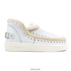 cz Mou ženy kožené letní eskymácké tenisky ještěrka bílá D4T48P54