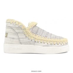 cz Mou ženy kožené letní eskymácké tenisky kůže s bílými řezy D4T48P16