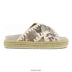 cz Mou ženy lano bio sandál criss cross skalní had D4T48P132