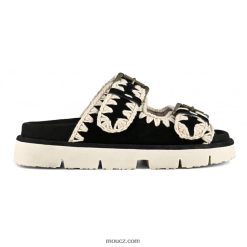 cz Mou ženy nové bio s přezkami Černá bílá D4T48P121