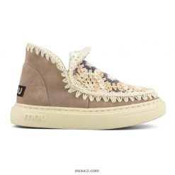 cz Mou ženy odvážný háčkovaný svršek růžový písek (tavidlo) D4T48P78