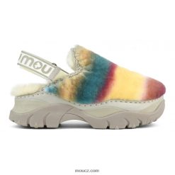 cz Mou ženy robustní dřevák se zádovým popruhem smíchat zelenou D4T48P522