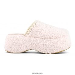 cz Mou ženy robustní platforma šerpa kožešina růžový D4T48P142