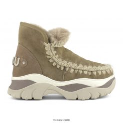 cz Mou ženy robustní tenisky eskymák sloní šedá D4T48P719