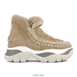 cz Mou ženy robustní tenisky eskymák velbloud D4T48P721