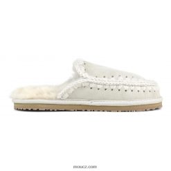 cz Mou ženy semišová pantofle plný eskymácký steh stříbrná Bříza D4T48P433