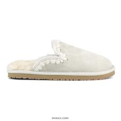 cz Mou ženy semišový pantofle eskymácký steh stříbrná Bříza D4T48P437