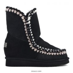 cz Mou ženy vnitřní klín krátký s 3D prošíváním Černá D4T48P547