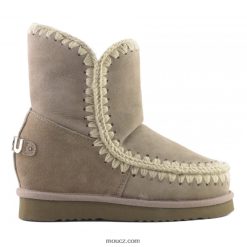 cz Mou ženy vnitřní klínové krátké kovové logo sloní šedá D4T48P559