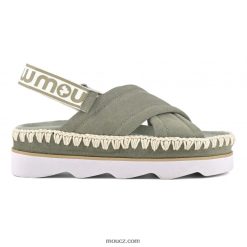 cz Mou ženy vysoké eva bio sandály letní šalvěj D4T48P167